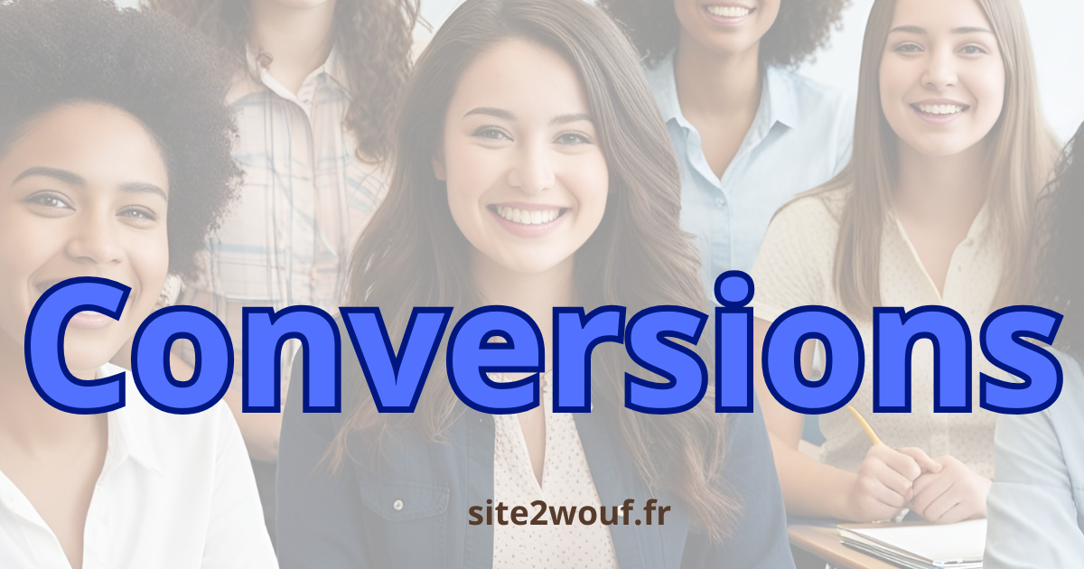 Tableau des conversions d'unités